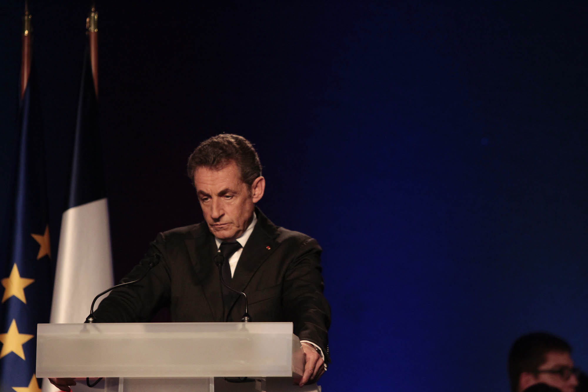 Meeting de Nicolas Sarkozy à L'Acropolis de  Nice le 21-10-14
